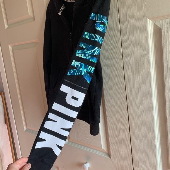 Pink Tropical Hoodie - Picture 2 of 5